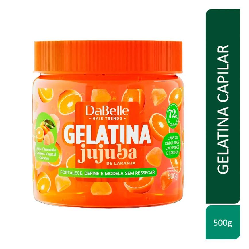 Gelatina Capilar DaBelle Jujuba de Laranja 500g