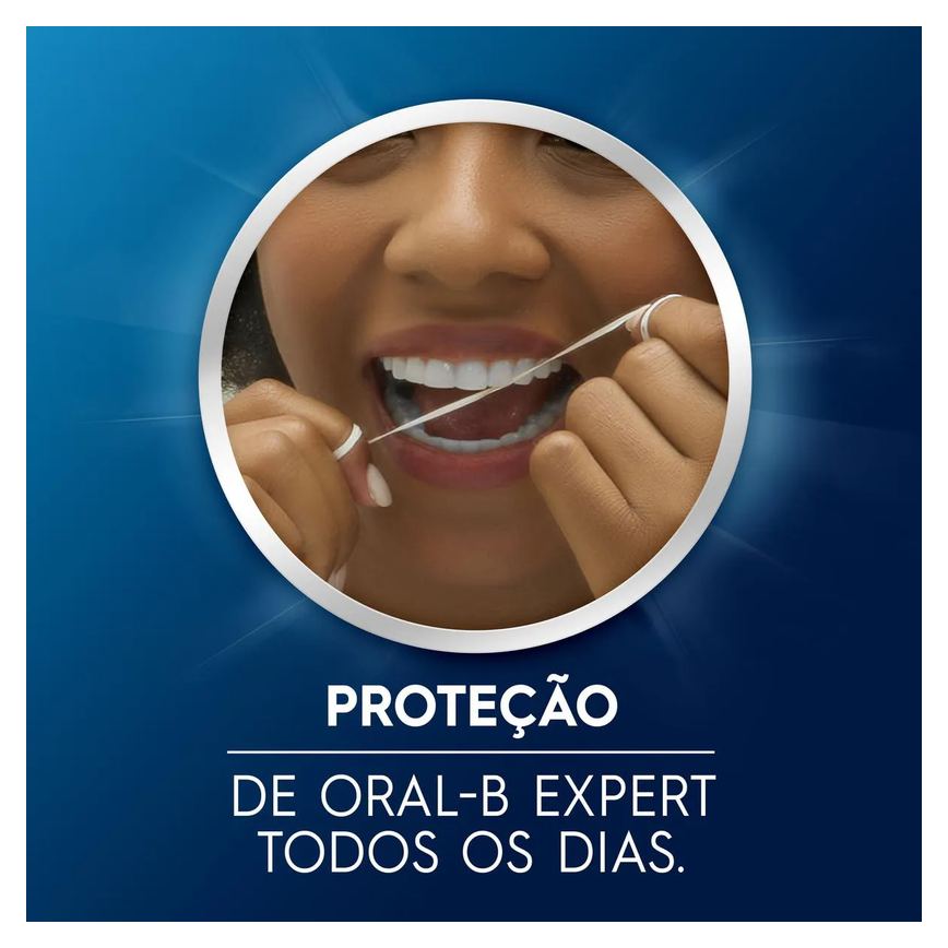 Fio Dental Oral-B Expert Limpeza Profunda Sabor Menta 2 unidades de 25m cada