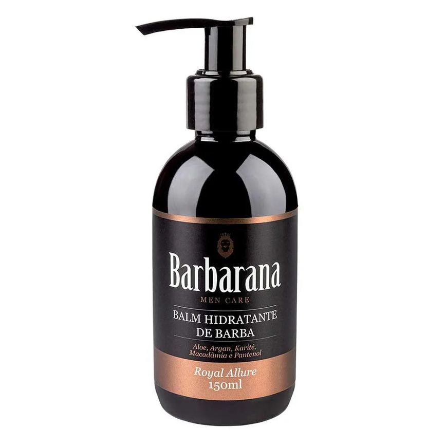 Balm Hidratante De Barba Royal Allure Amadeirado Especiado 150ml Barbarana