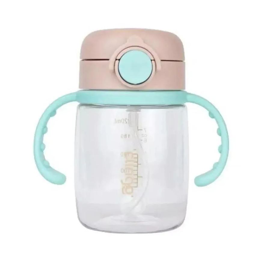Copo Tritan Bits Canudo 220Ml +6M Neutro Clingo