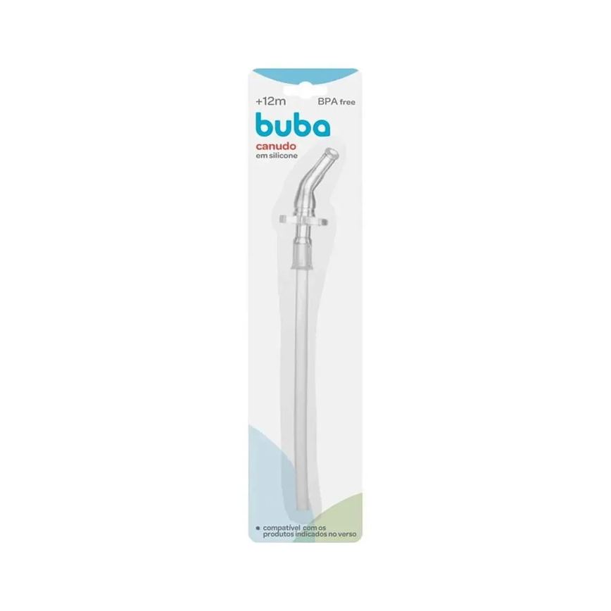 Canudo de Silicone Reposição para Copo Buba