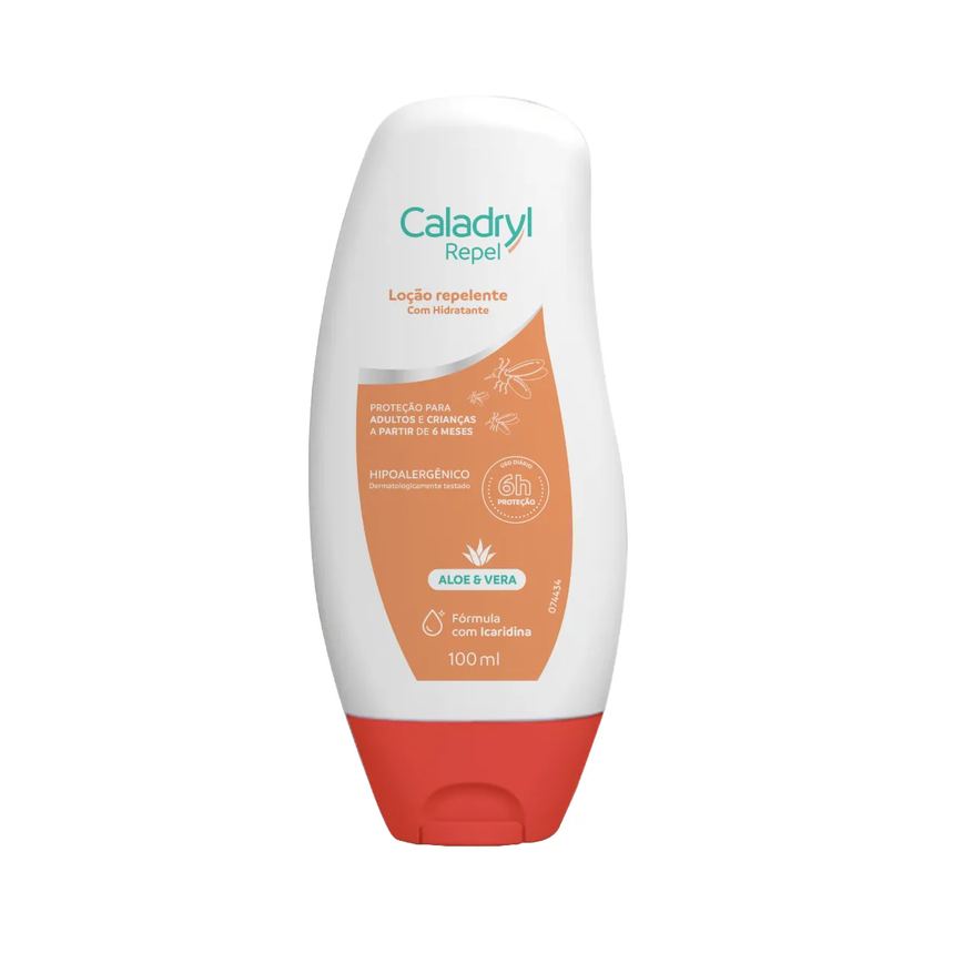 Loção Repelente com Hidratante Caladryl Repel com Icaridina 100ml