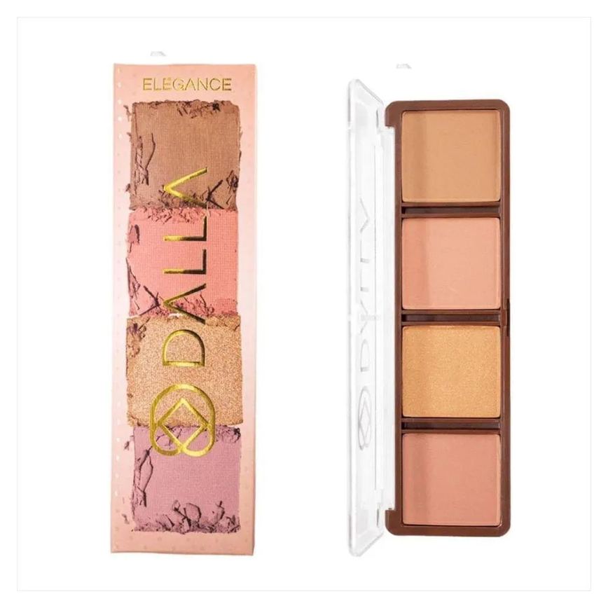 Dalla Paleta de Blush Contorno e Iluminador Elegance 14G