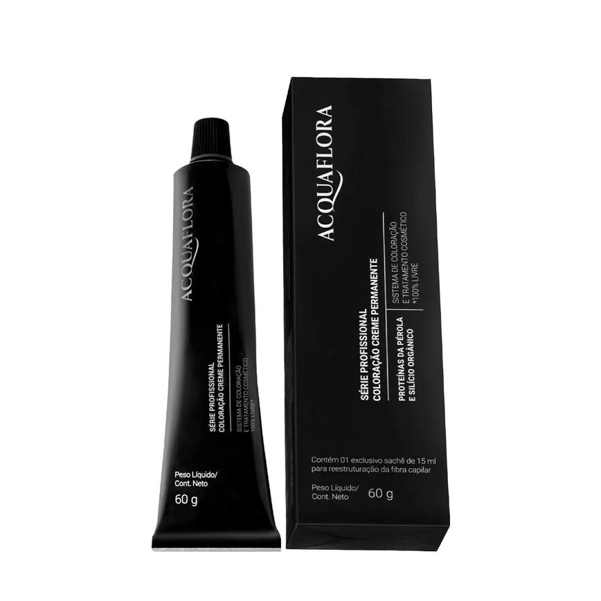 Acquaflora 6.4 Loiro Escuro Acobreado - Coloração Permanente 60g