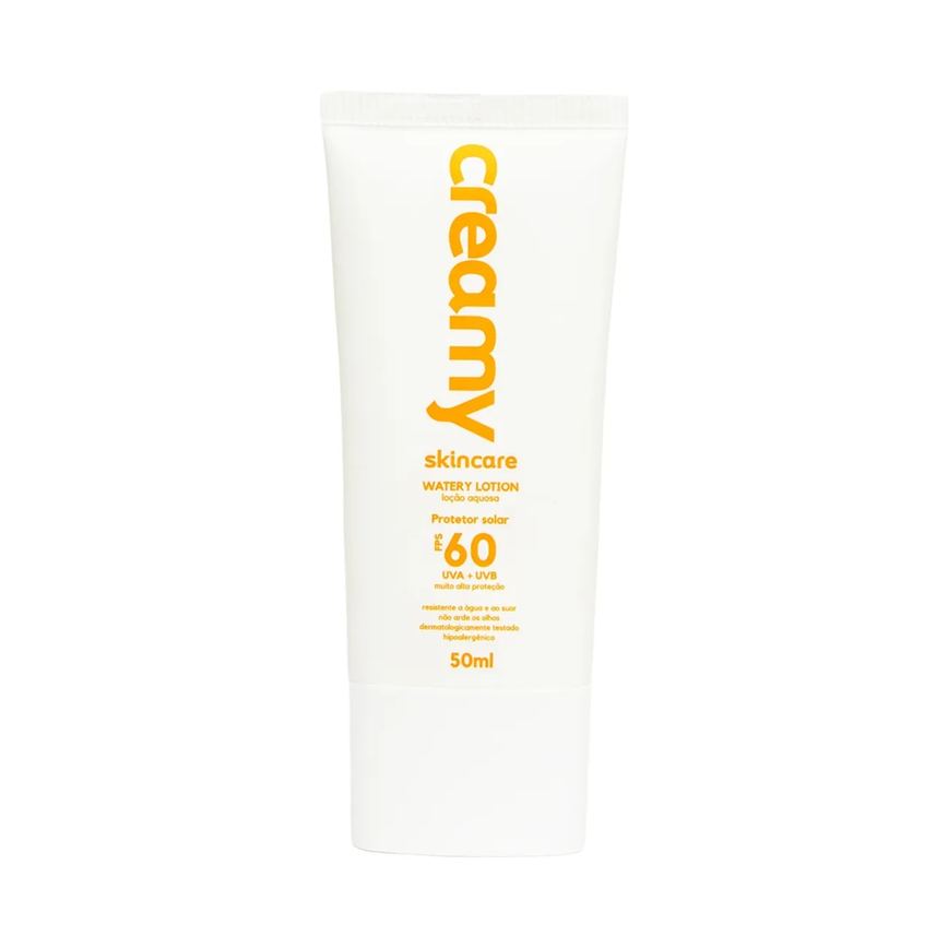 Protetor Solar Facial Loção FPS 60 Creamy 50ml