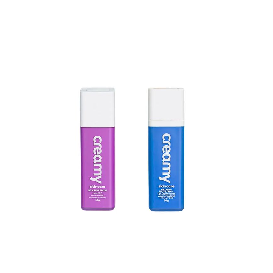 Kit Facial Creamy Gel Creme 30g + Creme Firmador Peptide 30g