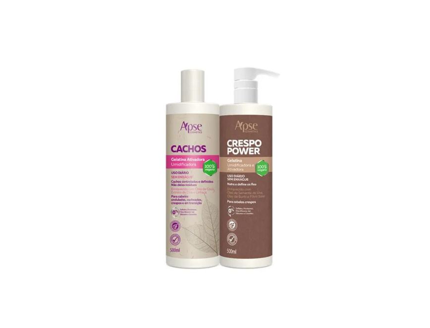 Kit Apice Cachos e Crespo Gelatina Ativadora 500Ml