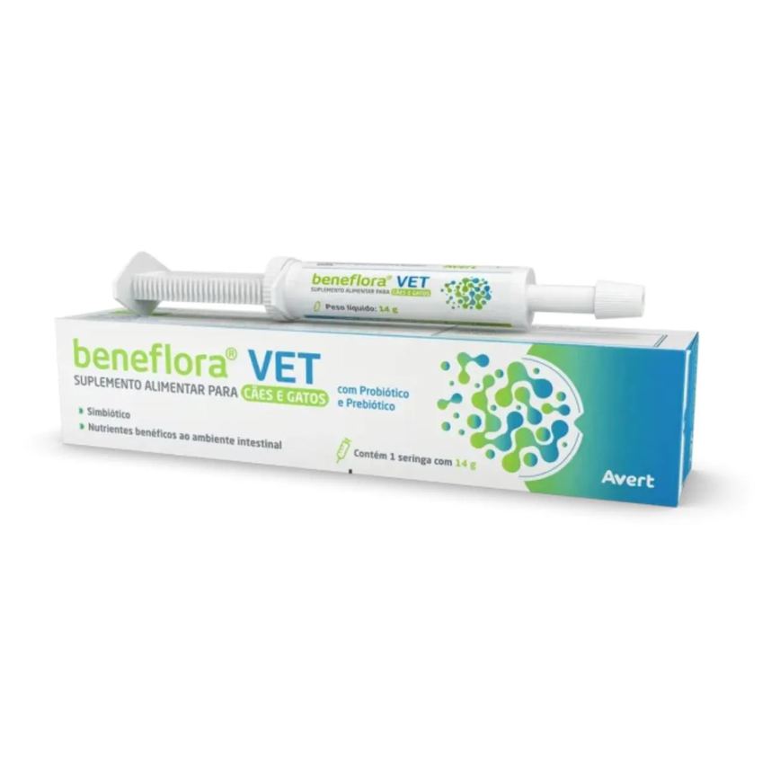 Suplemento Alimentar Beneflora Vet 14Gr para Cães e Gatos