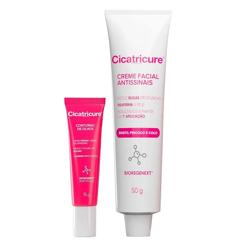 Cicatricure Kit – Creme Antirrugas + Rejuvenescedor para Olhos