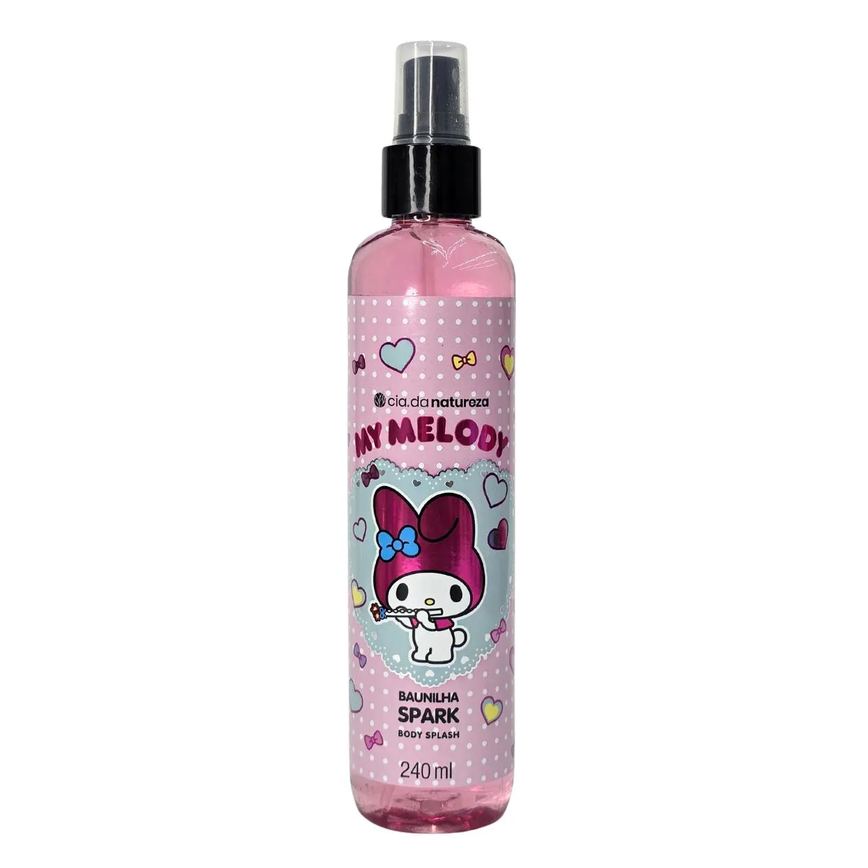 Body Splash Baunilha Spark My Melody Vegano Cia. da Natureza 240Ml