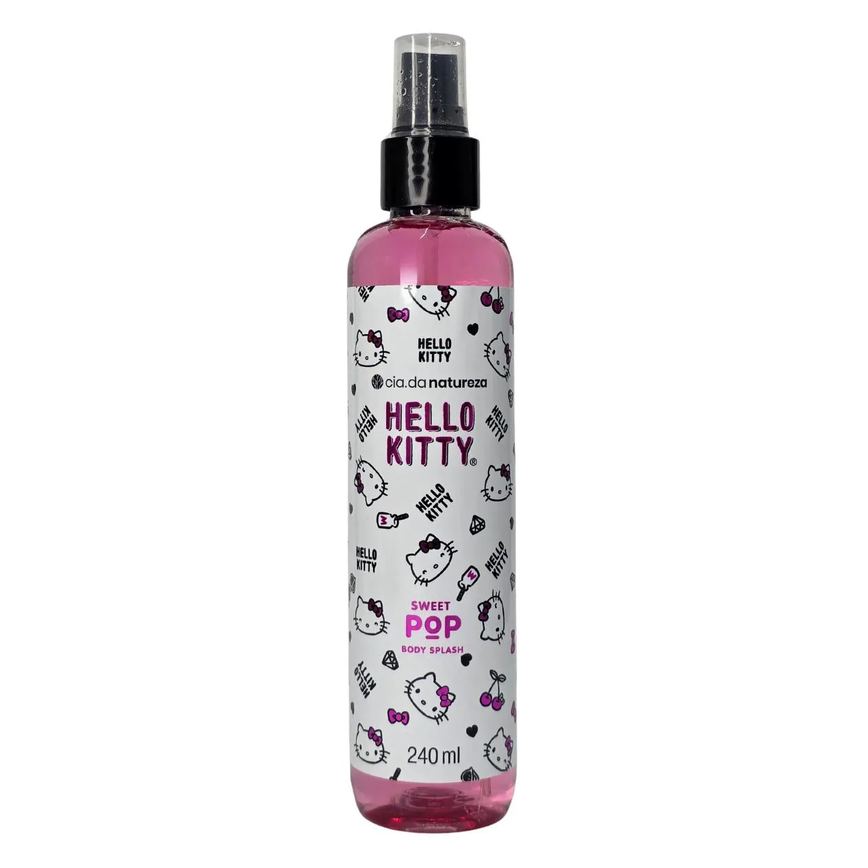 Body Splash Sweet Pop Hello Kitty Vegano Cia. da Natureza 240Ml