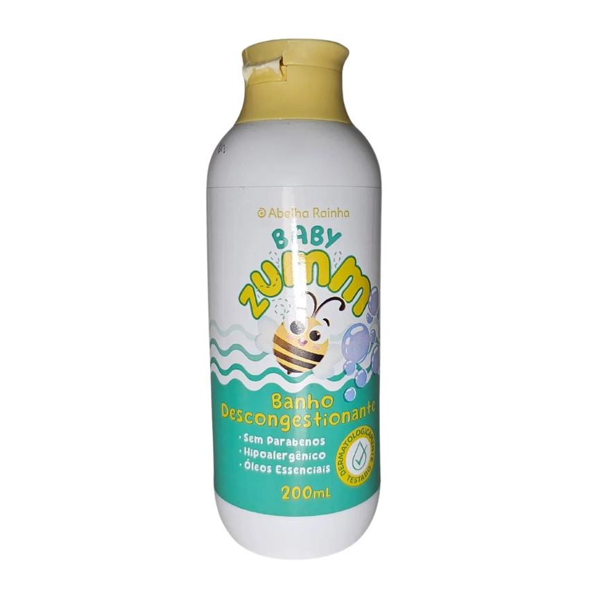 Sabonete Banho Descongestionante Baby Zumm Abelha Rainha 200Ml