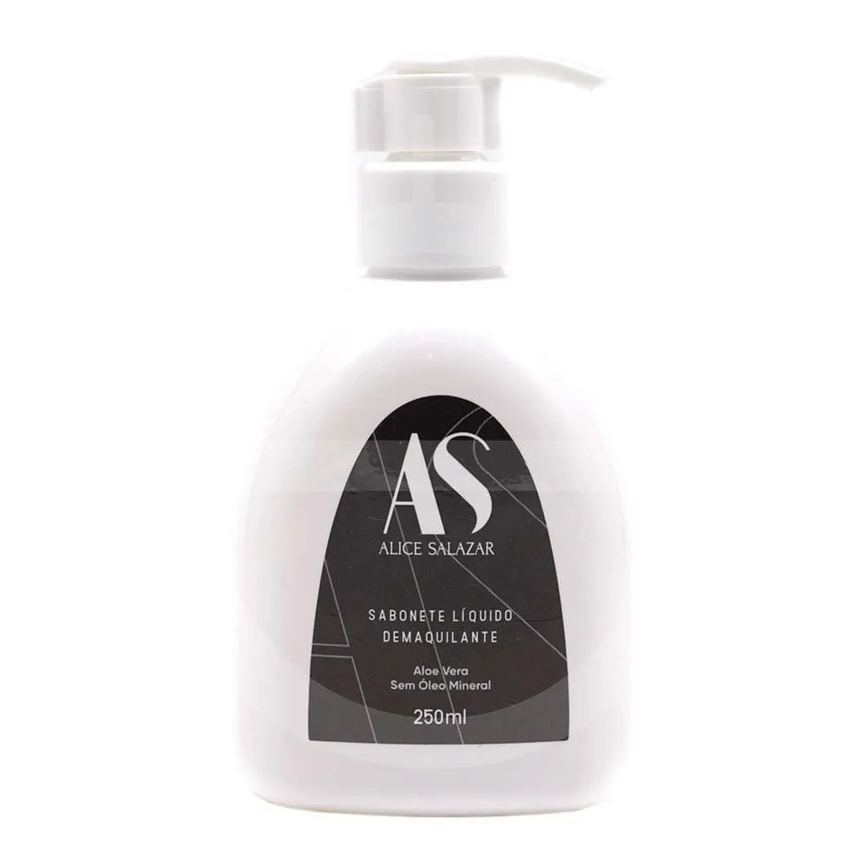 Sabonete Líquido Facial Alice Salazar – Sabonete Líquido Demaquilante 250ml