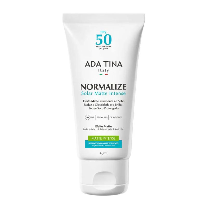 Protetor Solar Ada Tina - Normalize Solar Matte Intense Fps 50 40ml