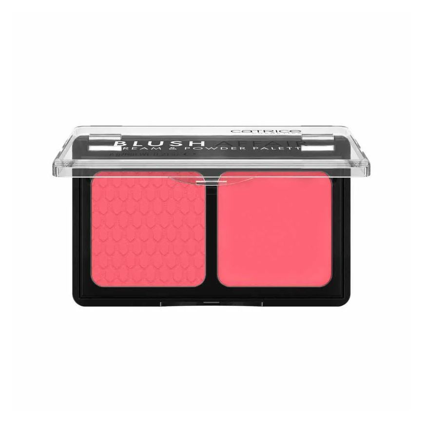 Paleta de Blush Creme e Pó Catrice Blush Affair 010 Stunning Strawberry