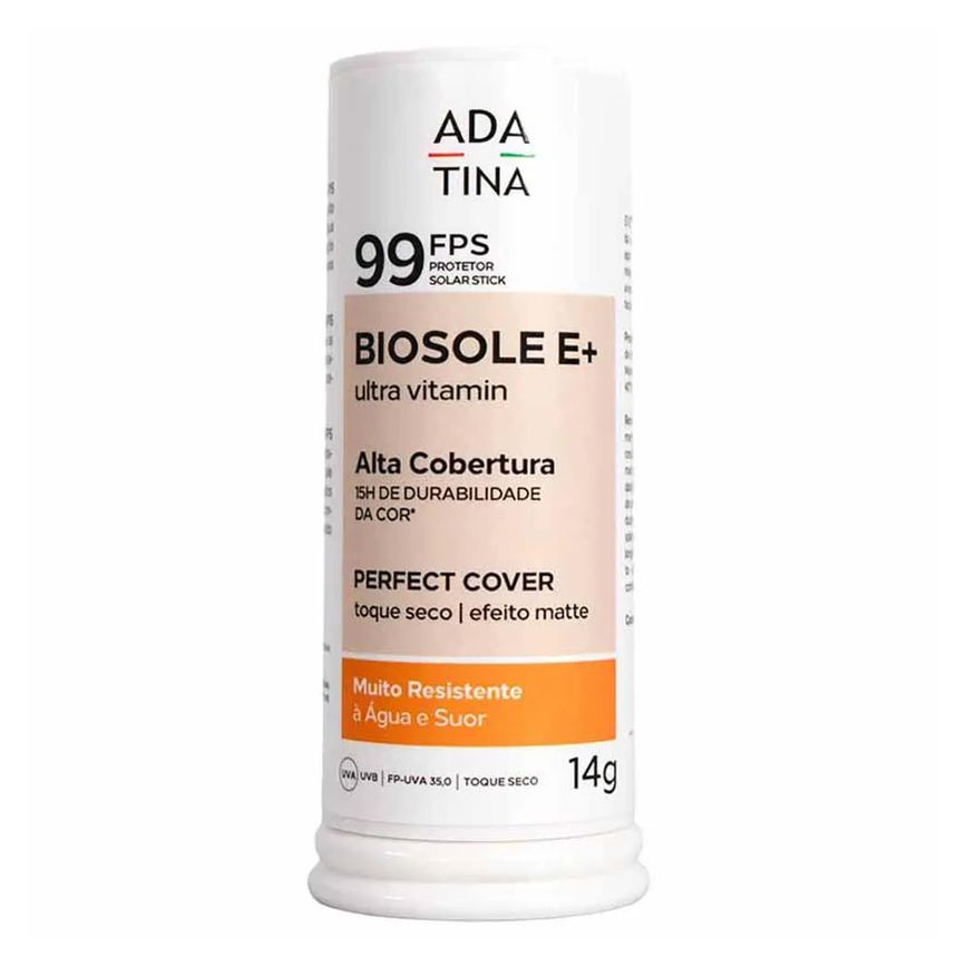 Protetor Solar Stick Clareador Biosole e Plus Ultra Vitamin Fps 99 com Cor 20 Crema