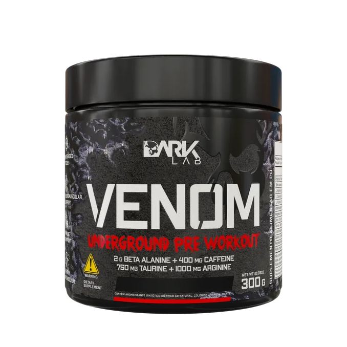 Pré Treino Venom Underground Dark Lab Limão 300g