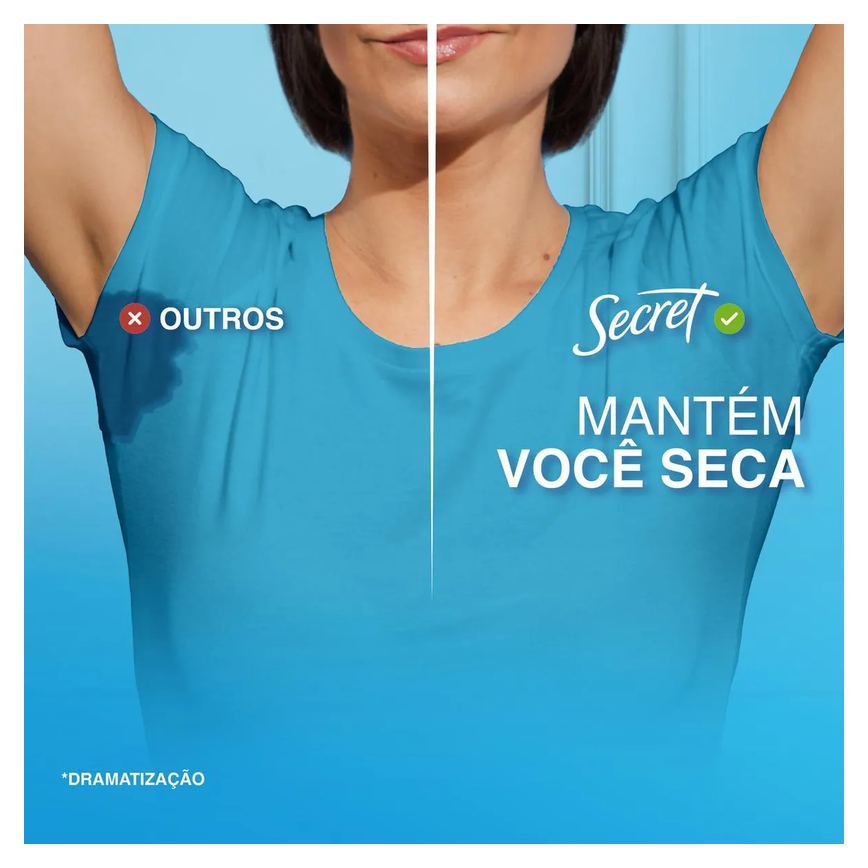 Desodorante Antitranspirante Stick Gel Secret pH Balanced Lavanda Feminino 48h 73g