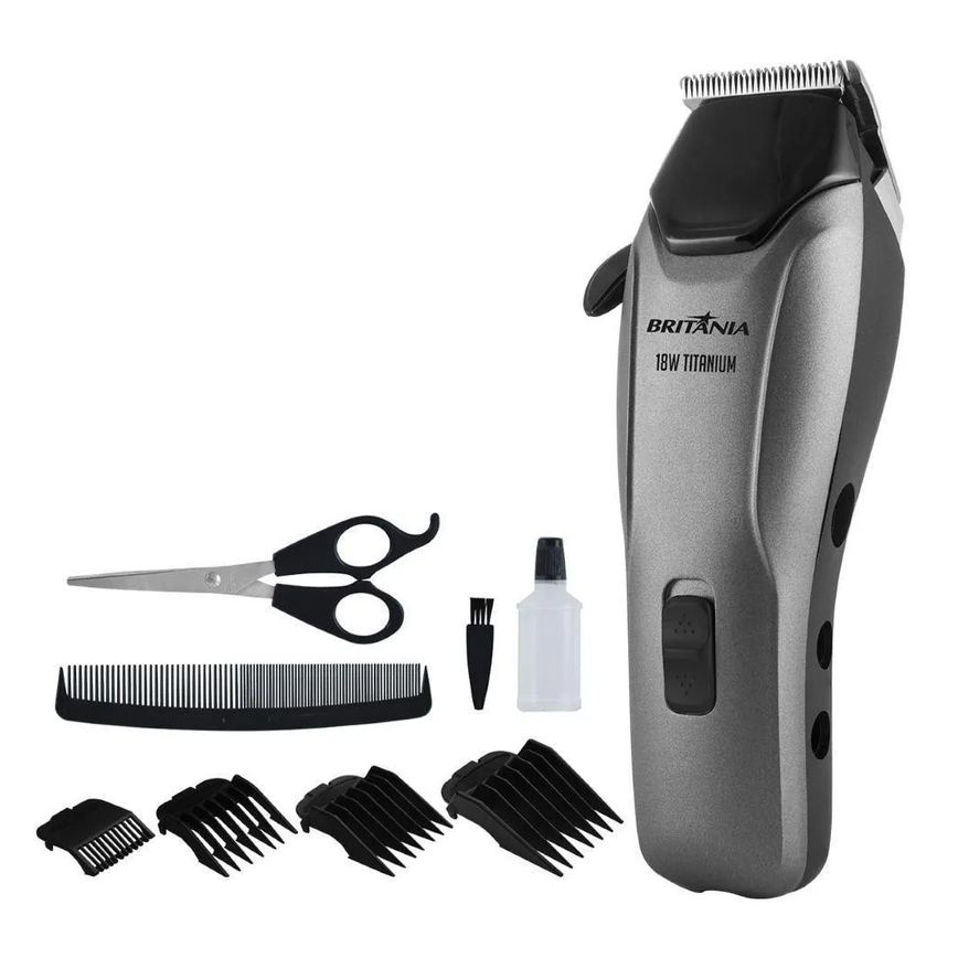 Máquina de Cortar Cabelo Bcr18T 18W Titanium 220V