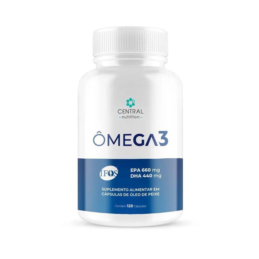 Omega 3 Softgels 1000Mg com 660Epa e 440Dha 120 Caps Ifos Central Nutrition