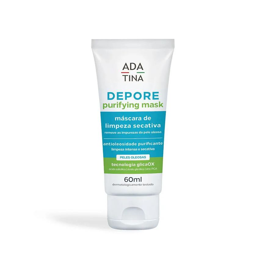 Ada Tina Depore Purifying Mask - Máscara Facial Antioleosidade 60Ml