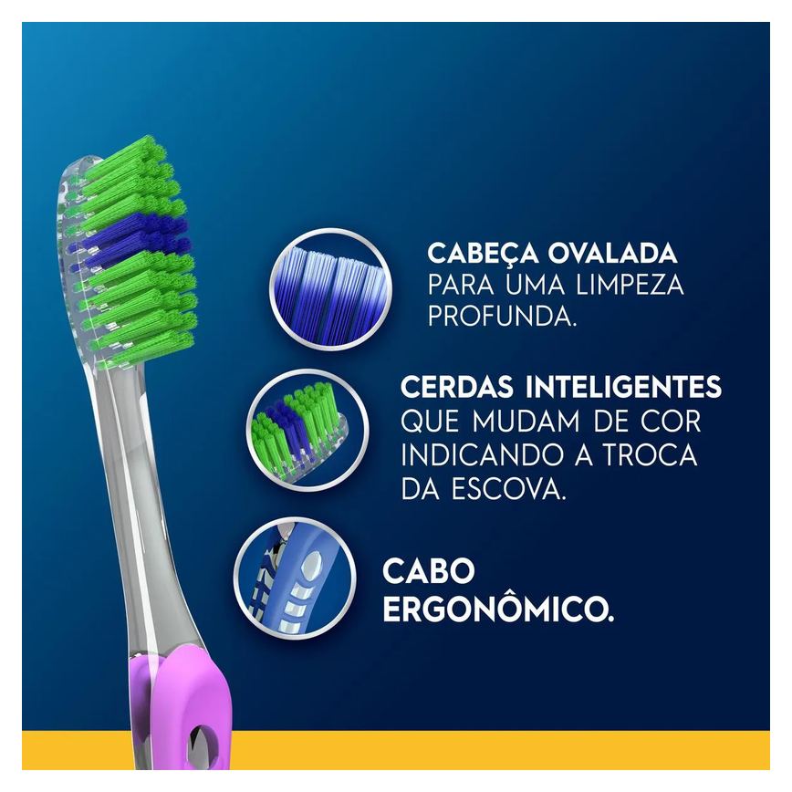 Escova de Dente Oral-B Indicator Color Collection 4 unidades