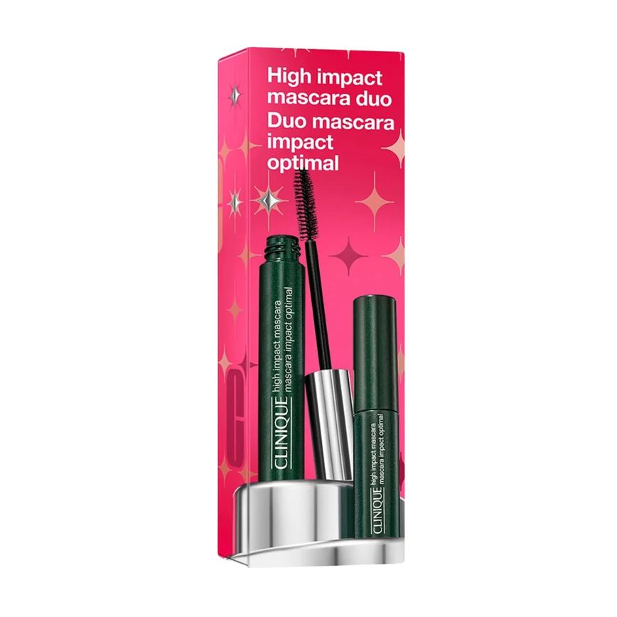 Kit Clinique Dupla de Máscara de Cílios High Impact Optimal 7ml + 3,5ml