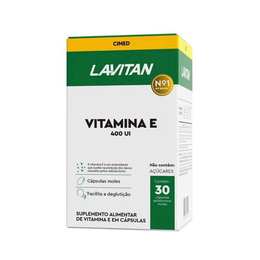 Lavitan Vitamina e 400Ui Suplemento - 30 Caps - Cimed