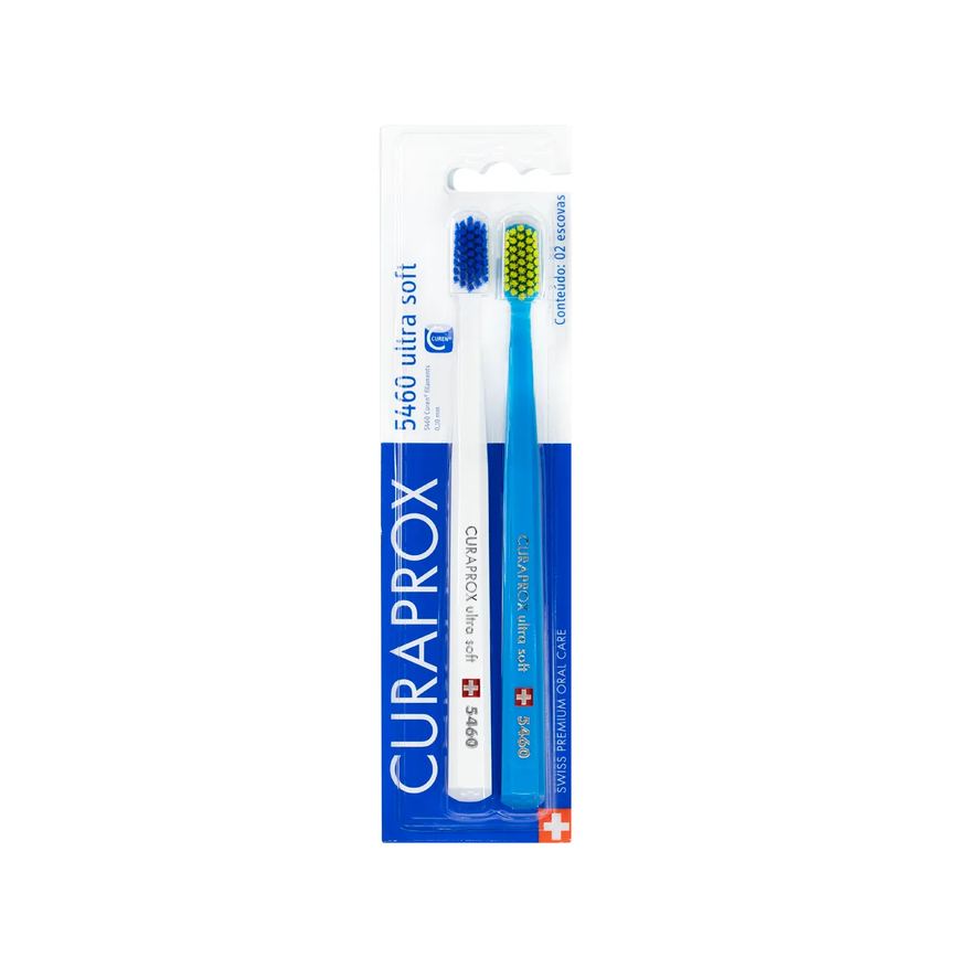 Escova de Dente Curaprox Ultra Soft 5460 Cores Sortidas 2 unidades