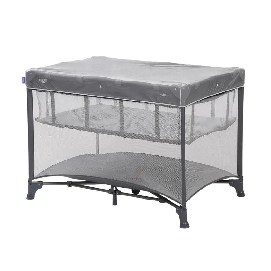 Berço Portátil Cozzy Cinza Lápis - Cosco Kids