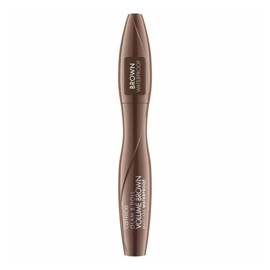 Máscara de Cílios Prova D'Água Catrice Glam & Doll Volume 10Ml Marrom