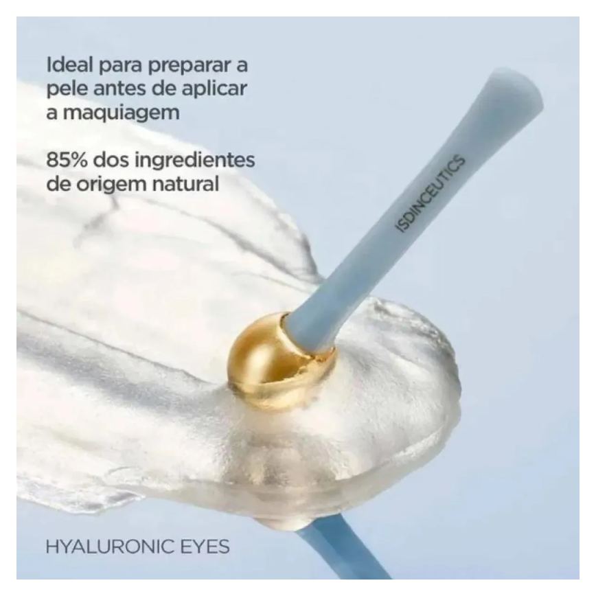 Gel Refrescante Antissinais para o Contorno dos Olhos Isdinceutics Hyaluronic Eyes 15G