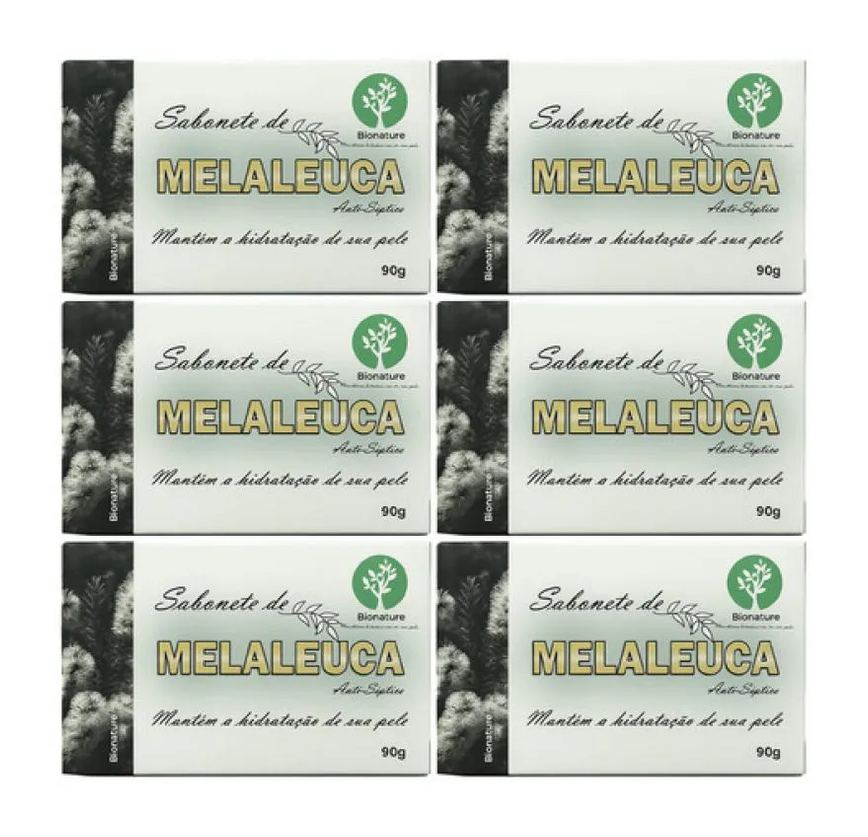 Kit 6 Sabonete de Melaleuca 90G - Bionature