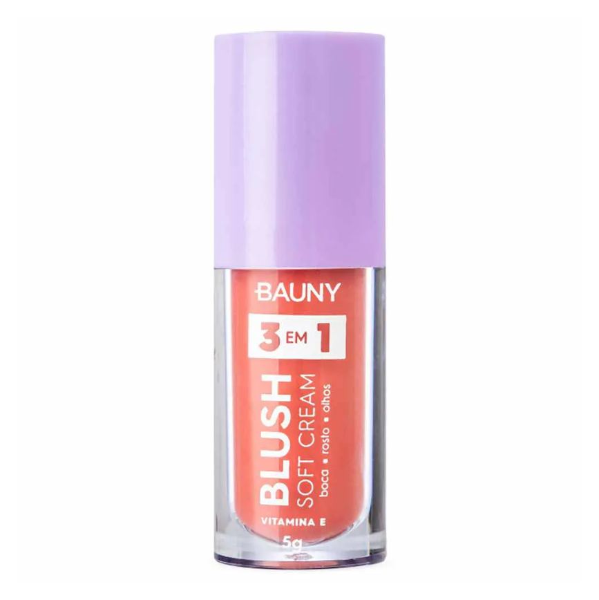 Blush Líquido Bauny Soft Cream 3 em 1 5G Wishes