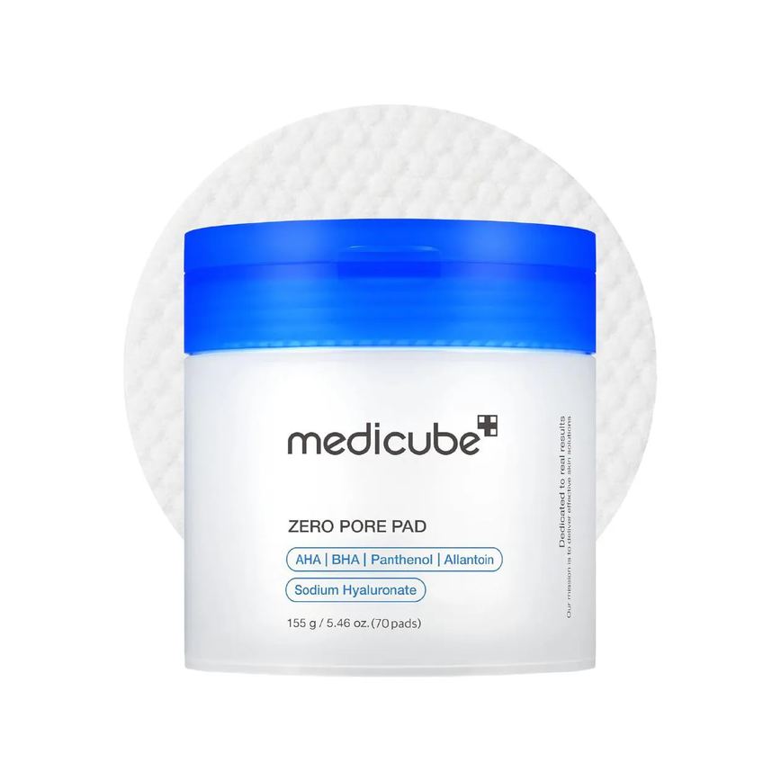 Tônico Facial em Disco Medicube Zero Pore Pad 70 Discos