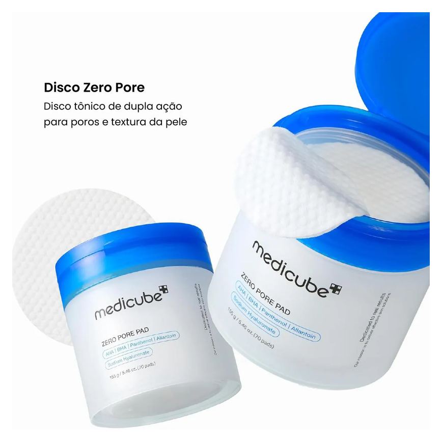 Tônico Facial em Disco Medicube Zero Pore Pad 70 Discos
