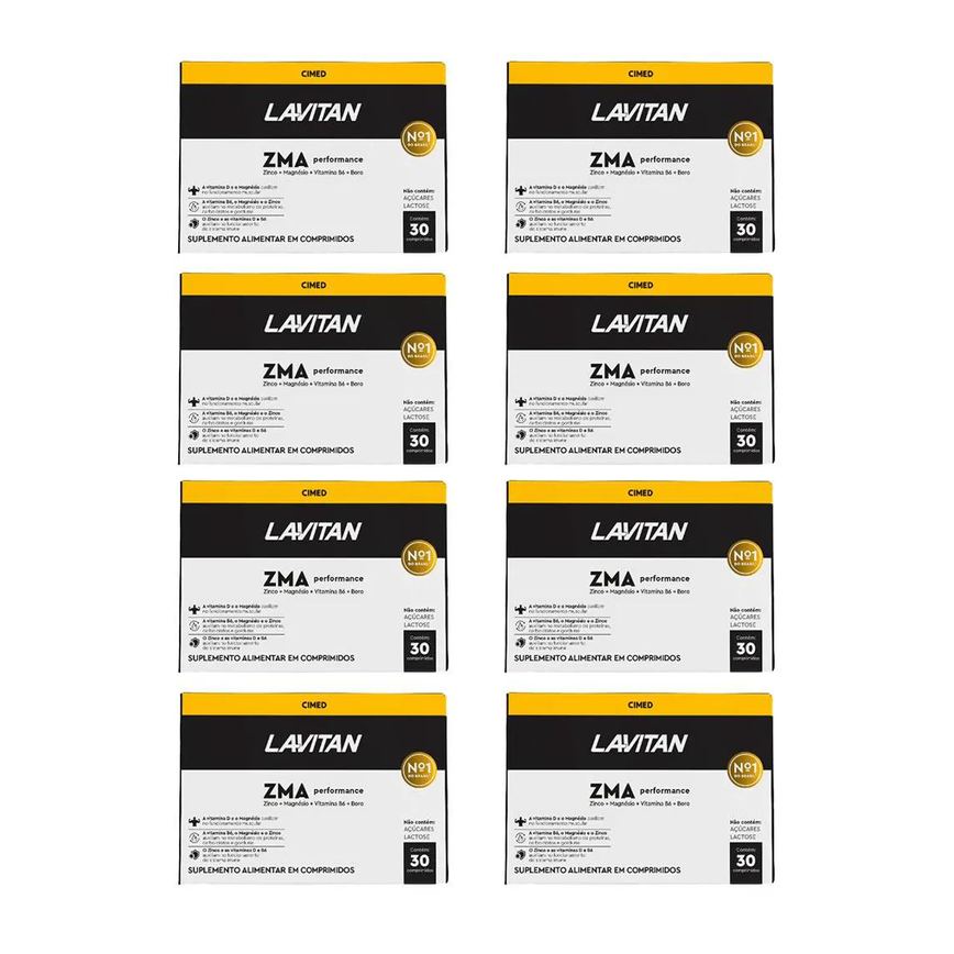 Kit 8 Lavitan Zma Performance Homem - 30 Caps - Cimed