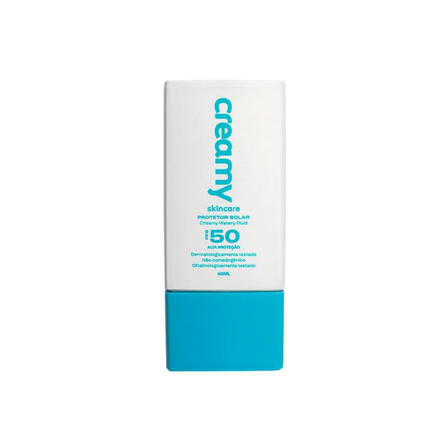 Protetor Solar Facial Cream Watery Fluid FPS 50 40ml