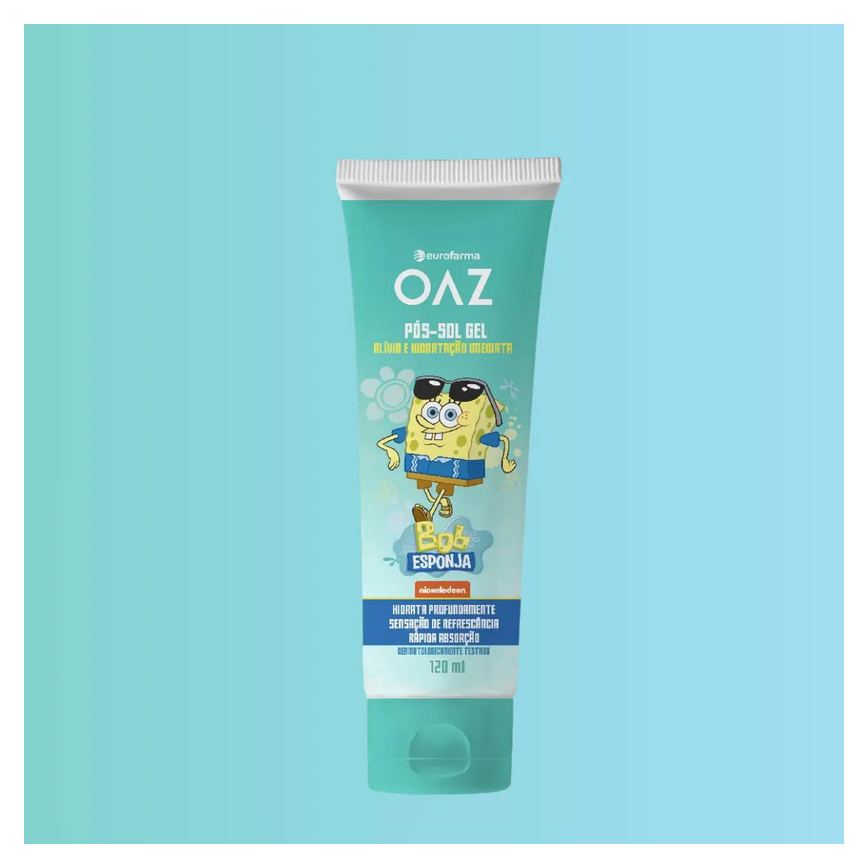 Pós-Sol Gel Infantil Oaz Bob Esponja 120Ml