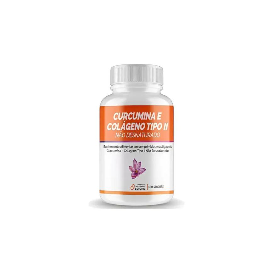 Curcumina e Colágeno Tipo 2 (120 Comprimidos) - Bio Vittas