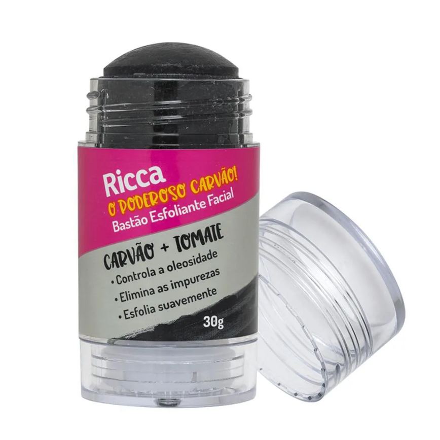 Bastao Esfoliante Facial Ricca Belliz o Poderoso Carvao 30G Cod 3781