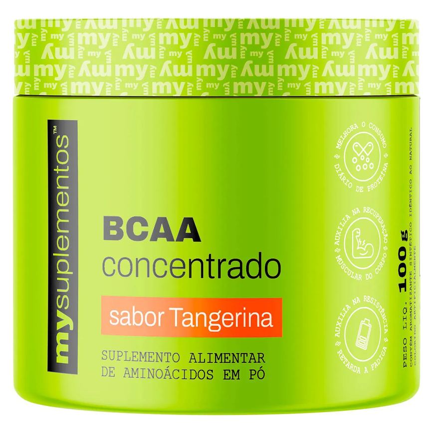 Bcaa Ultra 100G (Tangerina) | 100% Concentrado - My Suplementos