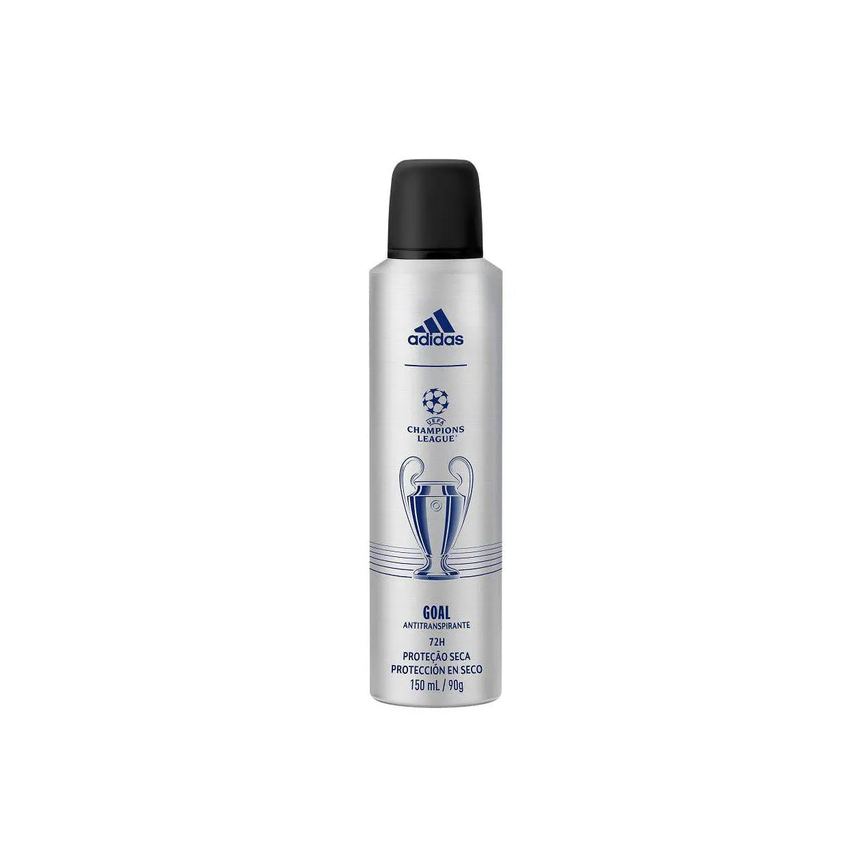 Desodorante Antitranspirante Aerosol Adidas Champions League Uefa Goal Masculino 72h 150ml