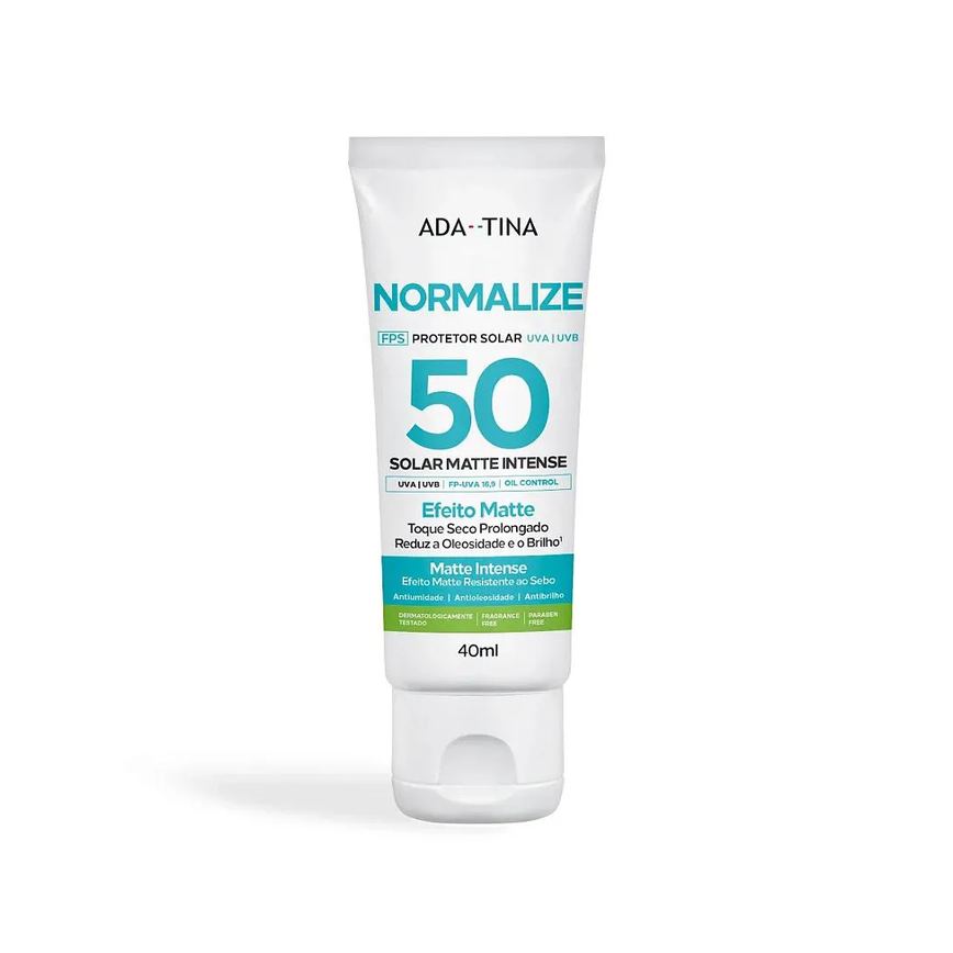 Ada Tina Normalize Solar Matte Intense Fps 50 - Protetor Solar 40ml