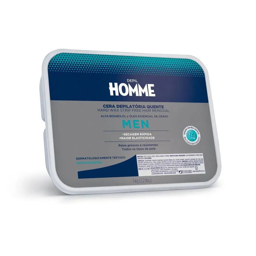 Depil Bella Homme Cera Depilatória Quente 1000G