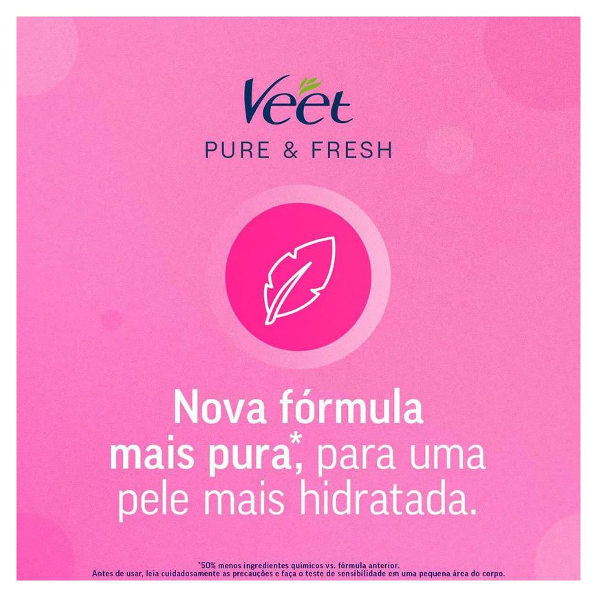 Folha Depilatória Facial Veet Pure & Fresh 12 unidades