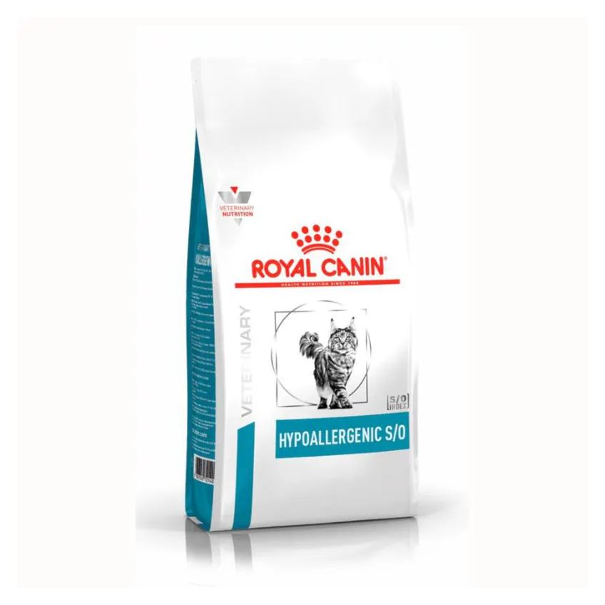 Ração Royal Canin Dieta Veterinária Hipoalergênica para Gatos Adultos 4Kg