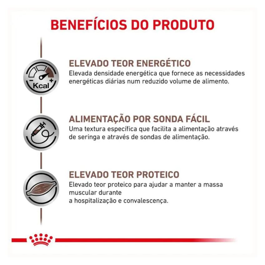 Ração Úmida Lata Royal Canin Dieta Veterinária Recovery para Cães e Gatos Adultos 195G