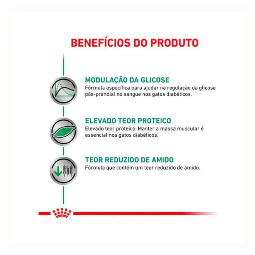 Ração Royal Canin Dieta Veterinária Diabetic para Gatos Adultos 1,5Kg