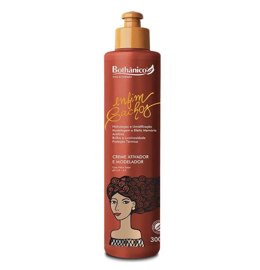 Creme Ativador e Modelador Enfim Cachos 300Ml – Bothânico
